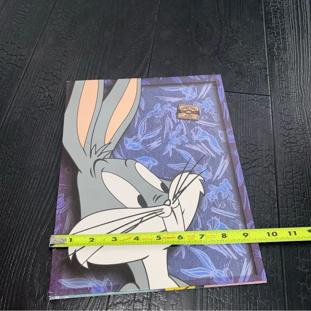Vintage 1995  Looney Tunes Blues Tweety‎ Bird Bugs Bunny Lot Of 2 Folders